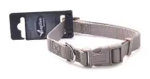 СКИДКА Papillon Ошейник для собак нейлоновый серый
