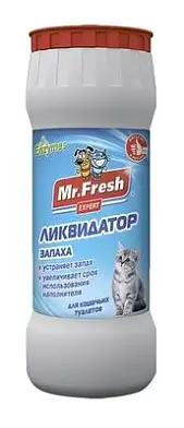 Mr.Fresh ликвидатор запахов 2в1 для кошачьих туалетов