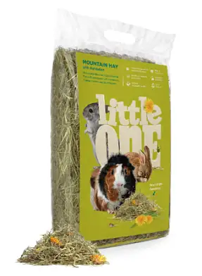 Little One Сено горное для грызунов с одуванчиком