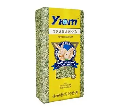 Уют травяное сено для грызунов