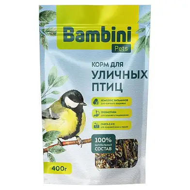 Bambini Pets Сухой корм для уличных птиц